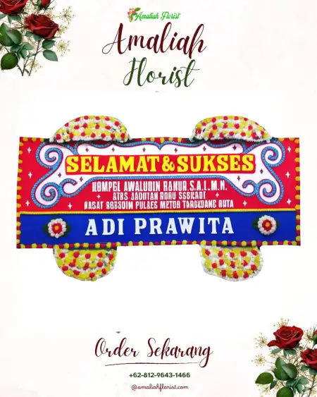 Papan Bunga Ucapan Selamat Silo